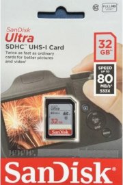 Thẻ nhớ Sandisk Ultra SDHC 32GB 533X - (Class 10)