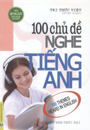 100 Chủ đề nghe Tiếng Anh