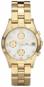 MARC JACOBS Henry Chrono Gold Tone Women's Watch 36.5MM MBM3039