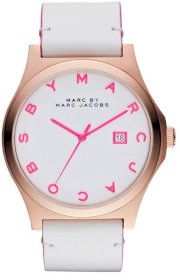 MARC JACOBS Henry Women's Rose Gold and Knockout Pink Watch 43mm MBM1248