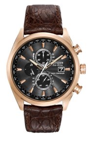 CITIZEN Eco-Drive Limited Edition World Chronograph Dress Watch 43mm Eco-Drive H800