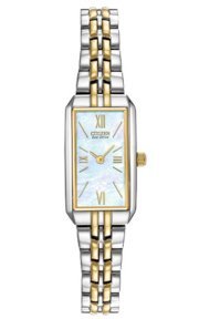 CITIZEN Eco-Drive Two-Tone Dress Watch 26x15mm  Eco-Drive G620