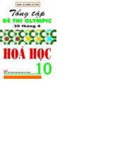 Tổng tập đề thi olympic 30 tháng 4 hóa học 10