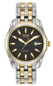 CITIZEN Eco-Drive Two-Tone Stainless Steel Watch 39mm Eco-Drive E111