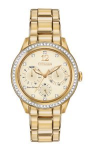 CITIZEN Silhouette Crystal Analog Display Japanese Quartz Rose Gold Watch 37mm  Eco-Drive 8729