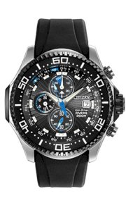 CITIZEN Eco-Drive Depth Meter Chronograph Imperial Rubber Dive Watch 49mm  Eco-Drive B741