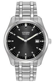 CITIZEN Men's Stainless Steel Eco-Drive Watch 40mm  Eco-Drive J165