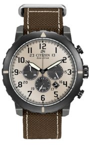 CITIZEN "Military" Stainless Steel Watch 45mm Eco-Drive B620