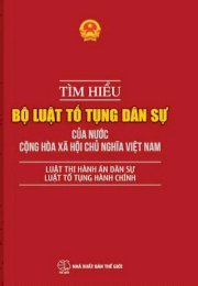 Luật tố tụng dân sự 2016 - Tìm hiểu bộ luật tố tụng dân sự của nước Cộng Hòa Xã Hội Chủ Nghĩa Việt Nam - Luật thi hành án dân sự  - Luật tố tụng hành chính