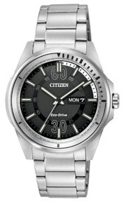 CITIZEN Drive from Citizen HTM Analog Display Japanese Quartz Silver Watch 43mm  Eco-Drive J800