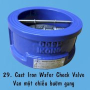 Van 1 chiều bướm gang IKONO DN100