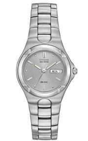 CITIZEN Eco-Drive Corso Stainless Steel Watch 25mm Eco-Drive E000