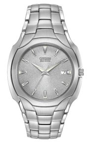 CITIZEN Eco-Drive Stainless Steel Bracelet Watch 38mm  Eco-Drive E111