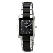 Đồng hồ Nữ Bulova Women's 98L148 Dress Black & Silver Ion-Plated Watch