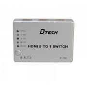 Bộ gộp HDMI 5 in 1 Out Dtech