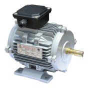 Motor thân nhôm mặt bích không cánh quạt Hồng Ký HK M1.534VN 1.5HP