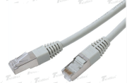 Telemax Cat.6 FTP Patch Cord PVC Jacket Grey Color 1m (TM02FTP6GY01-PVC)