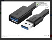 Cáp USB 3.0 nối dài 2m Ugreen 10808