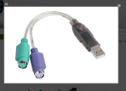 Cáp Ugreen USB 2.0 chuyển sang 2 đầu PS/2