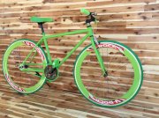 Xe Đap Fixed Gear 380 Xanh Lá