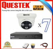 Bộ 7 camera Questek AHD QT4161A-7 (1.0MP)