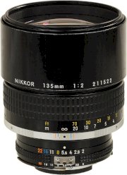 Ống kính máy ảnh Lens Nikon MF 135mm F2 AIS