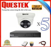 Bộ 5 camera Questek AHD QT4161A-5 (1.0MP)