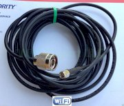 RP-SMA Male to N-Male antenna extension cable 6m 20 ft for WiFi