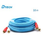 Dây loa AV 3-3 dài 5m Dtech DT-6207. Đầu mạ vàng 24K hàng chính hãng (#1873)