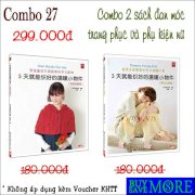 Combo 27 - Combo 2 sách đan móc trang phục và phụ kiện nữ