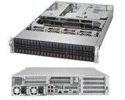 Server Supermicro SuperServer 2048U-RTR4 (Black) (SYS-2048U-RTR4) E5-4669 v3 (Intel Xeon E5-4669 v3 2.10GHz, RAM 4GB, 1000W, Không kèm ổ cứng)