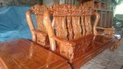 ​​​Bộ bàn ghế voi gỗ lim tay 12