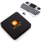 Bộ Smart TV box FPT Play Box và bàn phím kiêm chuột UKB 500