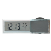 Đồng hồ gắn kính đo nhiệt độ (Bạc)