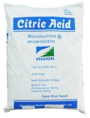 Citric Acid monohydrate ENSIGN (25kg/bao)