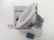 Đèn Led âm trần 7W kính đục cong AT7WKC