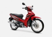 Honda Blade 110cc 2016 (Đỏ Đen) Phiên bản Tiêu chuẩn: Phanh cơ, vành nan hoa
