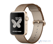 Đồng hồ thông minh Apple Watch Series 2 Sport 42mm Gold Aluminum Case with Toasted Coffee/Caramel Woven Nylon