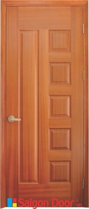 Cửa gỗ công nghiệp HDF Veneer SGD.6B-Sapele