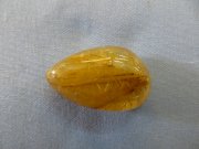 Mặt đá thạch anh tóc vàng 3,2 x 2,9 cm