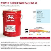 Wolver 20w50 CI-4/SL 20Lit