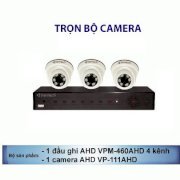 Trọn bộ 1 camera AHD VANTECH VP-111AHD, 01 Đầu ghi VPM-460AHD