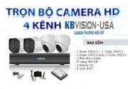 Bộ 4 camera Kbvision HDCVI 720P KB7201D-4 (2.0MP)