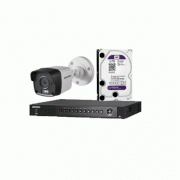 Trọn bộ camera 3.0MP Hikivision DS-2CE16F7T-IT và đầu ghi hình Hikivision DS-7204HUHI-F1/N và 1 ổ cứng WD 1TB