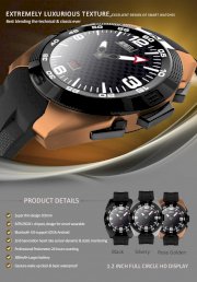 Đồng hồ thông minh Smartwatch G5 Bluetooth (màu đen đồng)