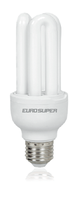 Bóng đèn compact 3U 15W Eurosuper 119101E