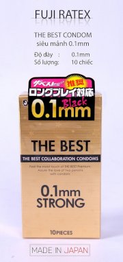 Bao cao su  Fuji ratex The best condom Siêu mạnh 0.1mm