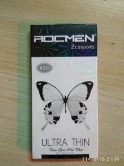 Bao cao su siêu mỏng 0.03 Rocmen Ultra Thin Hộp 2 Cái