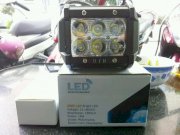 Đèn LED trợ sáng vuông HJG LEDC6 6 bóng