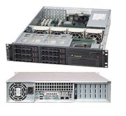 Máy chủ Supermicro SuperChassis 822T-400LPB (Black) (CSE-822T-400LPB) E5-2603 v3 (Intel Xeon E5-2603 v3 1.60GHz, RAM 16GB, 400W, Không kèm ổ cứng)